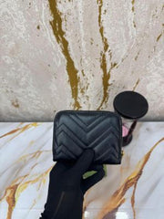 Gucci Premium Wallet With Box And Dust Bag (Black-Aaad68)