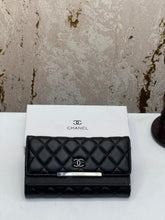 CHANEL PREMIUM LONG WALLET WITH OG BOX 2050 ( BLACK)