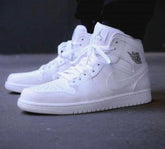 Nike Retro air jordan 1 mid white ool grey
