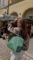 Goyard Saint Louis PM Tote Bag Green With A Detachable Pouch With Dust Cover