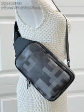Louis Vuitton Avenue Unisex Sling Bag NM With Dust Bag 14953 Black Glitch