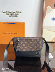 Louis Vuitton LV Monogram Eclipse Canvas Messenger Bag With OG Box & Dust Cover High Quality 12681