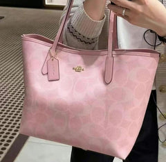 Coach City Tote With Charm Large Tote Bag OriginalBox DustCover Packing