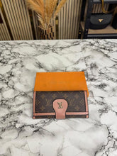 Louis Vuitton Monogram Compact Wallet with Pink Leather Trim (9983-1)