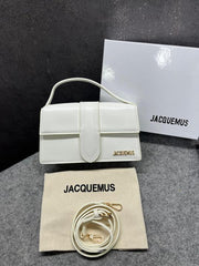 Jacquemus Le Grand Bambino Crossbody Bag With OG Box & Dust Cover Ja01 White