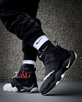 Nike Air Zoom Flight 98 The Glove in the black and white colorway