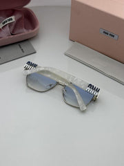 Miu miu 23501 silver blue