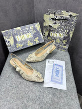 Dior Ja dior Slingback Heels Pumps Beige Cream For Her With Original Box And Carry Bag 168822 Beige Cream