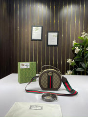 Gucci Ophidia GG Supreme Round Bag With OG Box 602002)