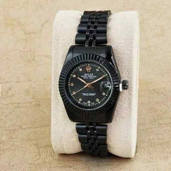 Rolex oyster date just black for her womens girls