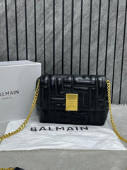 Balmain Small 1954 Soft Quilted Flap Bag With Original Box