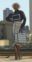Fendi Roma Monogram Sunshine Shopper With Dust Cover