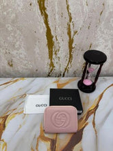 Gucci GG Soho Premium Zipper Wallet With Box And Dust Bag (Peonia Pink-6065)