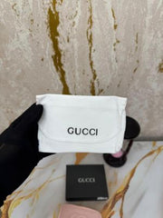 Gucci GG Soho Premium Zipper Wallet With Box And Dust Bag (Peonia Pink-6065)