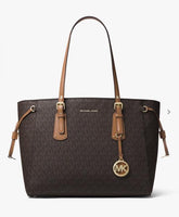Michael Kors Voyager Brown Tote With Dust Cover