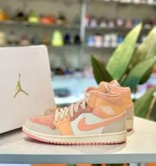 Nike Jordan 1 Mid Apricot Orange Women