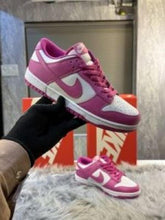 NIKE SB DUNK LOW GS ACTIVE FUCHSIA WHITE