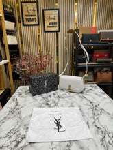 Yves Saint Laurent Le Hobo Shoulder Bag With Box And Dust Bag (2428-1 White)