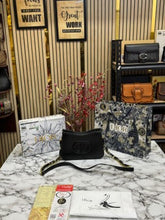 CHRISTIAN DIOR SIGNATURE HOBO SHOULDER BAG WITH OG BOX AND DUST BAG INCLUDING CARRY BAG (FULL BLACK) (Copy)