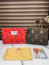 Louis Vuitton On The Go Medium Tote Bag With Box Dust bag Bill 5815