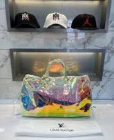 Louis Vuitton Monogram Transparent Premium Travel Duffel Bag 5804