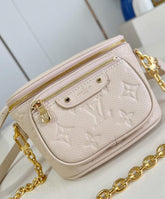 Louis Vuitton Mini Bumbag Monogram Empreinte Embossed Beige With OG Box & Dust Bag M82208