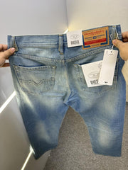 DIESEL PREMIUM GREENISH SHADE DENIM JEANS STRAIGHT FIT LENGHT 40