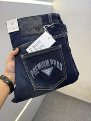 PRADA PREMIUM BLUE DENIM JEANS STRAIGHT FIT LENGHT 41