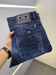 D&G PREMIUM BLUE DENIM JEANS REGULAR FIT LENGHT 39