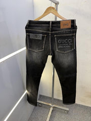 GUCCI PREMIUM BLACK DENIM JEANS