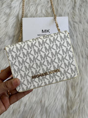 Michael Kors 113 Chain Wallet With Original Box Dust Cover