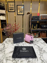 Chanel Cavior Quilted Crossbody Bag Gold Chain With Box And Dust Bag (Pink)
