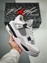 AIR JORDAN RETRO 4 MILITARY BLACK