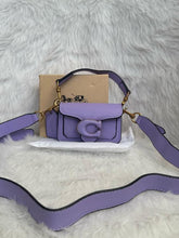 Coach Tabby 12 Purple Monogram Mini With Original Box (6806 Purple)