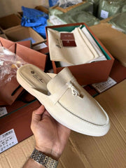 Loro Piana Loafers Babouche Loafers Cream 214