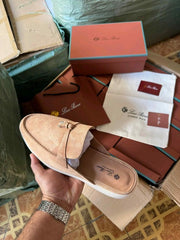 Loro Piana Babouche Loafers Beige 216