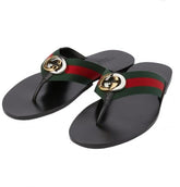 GUCCI THONG WITH WEB PREMIUM SLIDE