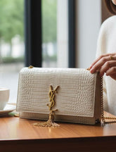Yves Saint Laurent YSL Sunset Shoulder Bag With Box And Dust Bag 6053