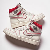 NIKE AIR JORDAN 1 RETRO HIGH PHANTOM GYM RED