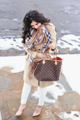Louis Vuitton Neverful Tote Bag With Original box and Wallet