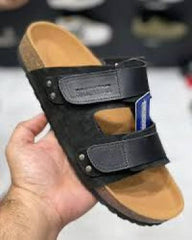 BIRKENSTOCK BLACK UJI SLIDE