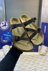 BIRKENSTOCK brown SLIDE