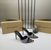 Gianvito Rossi Pointed Toe Heel For Her With Original Box