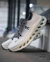 On Cloud Running Shoe with Grey Accents