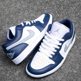 Air Jordan 1 Low Midnight NavyWolf Grey