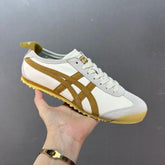 Onitsuka Tiger Mexico 66 Vintage White Brown Girls D 1886