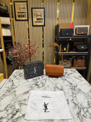 Yves Saint Laurent Ysl Sunset Shoulder Bag With Box And Dust Bag Brown 8878
