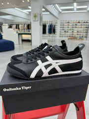 Onitsuka Tiger Mexico 66 Black White Girls Monochrome Sneakers D 1873