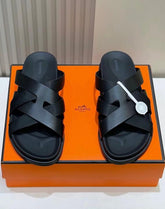 HERMES KAZIMIR BLACK PREMIUM SLIDE
