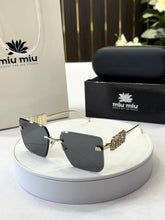 Miu miu 1024 frameless blk gold